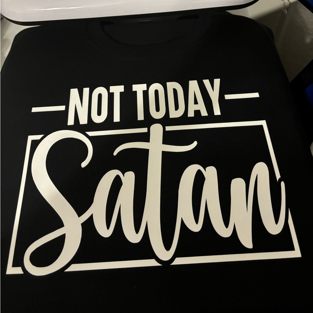 🌟✨ Unleash Your Inner Warrior with Our "Not Today Satan" T-Shirts! ✨🌟